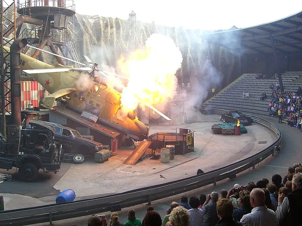 Filmpark Potsdam Babelsberg Stuntshow